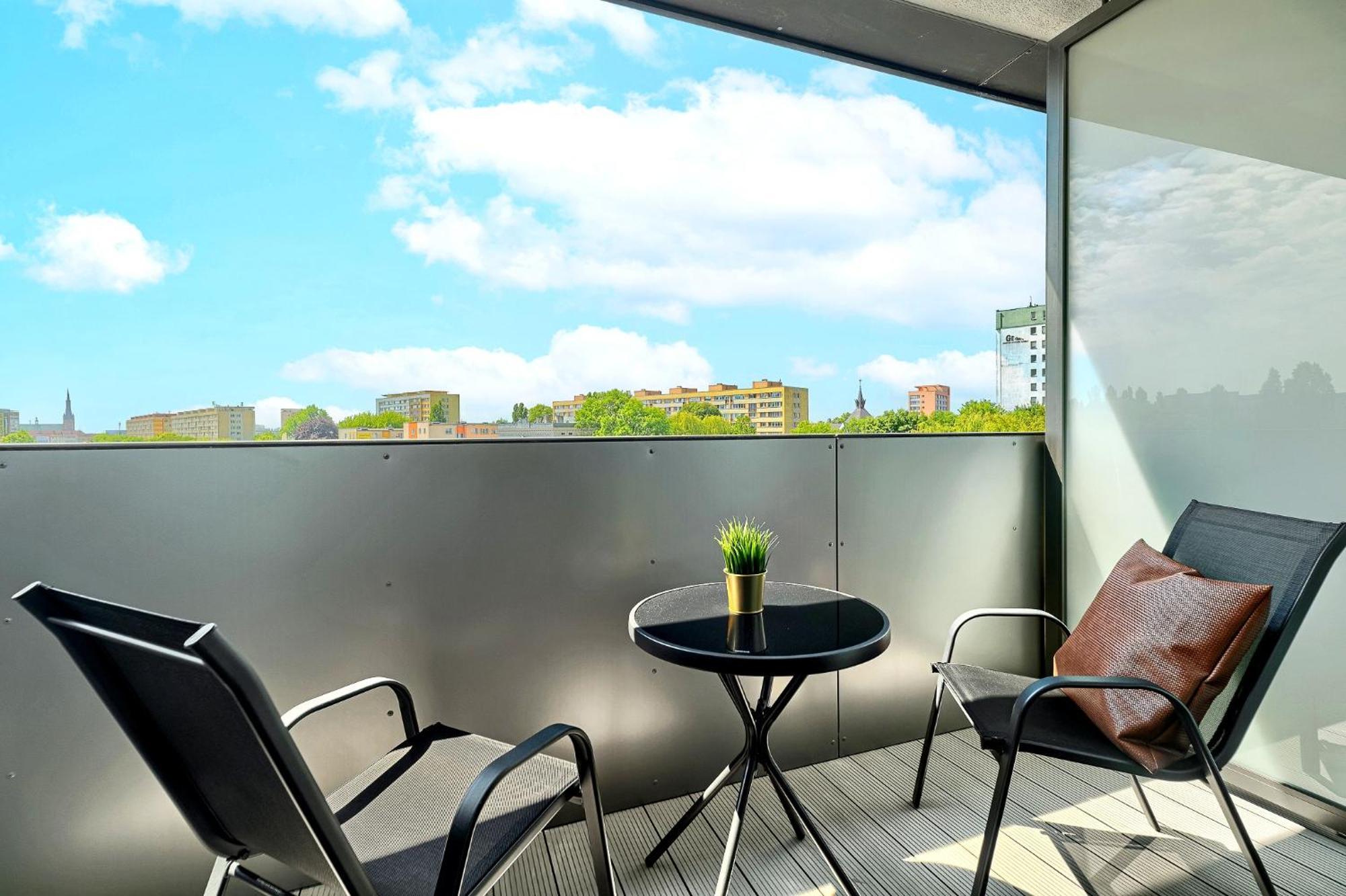Margi Ether Apartament Lux Pool Balcony シュチェチン エクステリア 写真